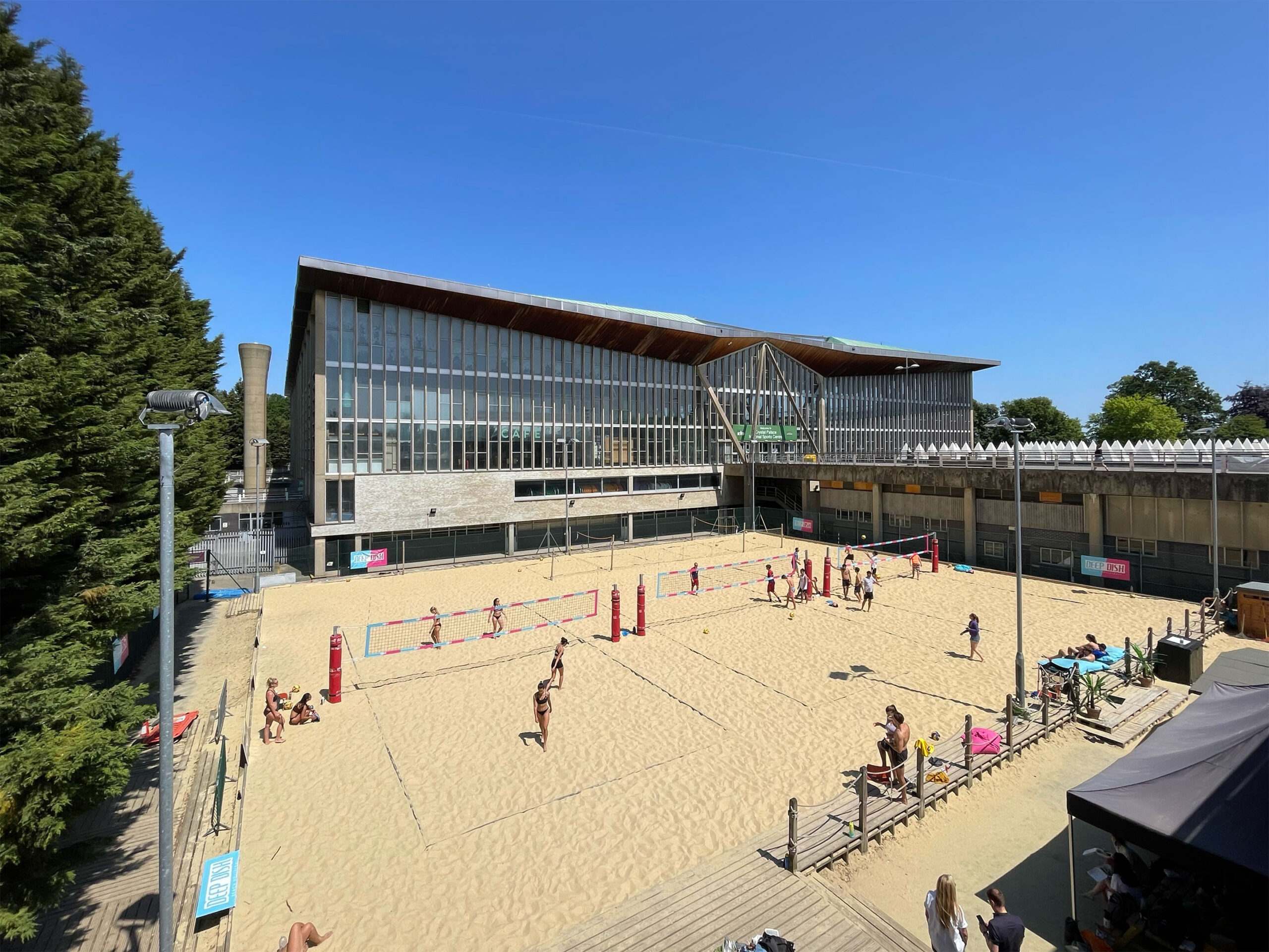 Exterior shot of Crystal Palace Sports Centre